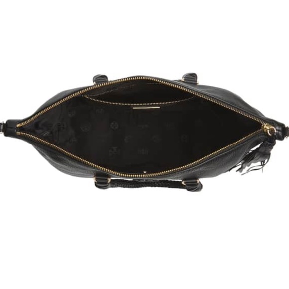 TORY BURCH TAYLOR SATCHEL in BLACK - Picture 3 of 7